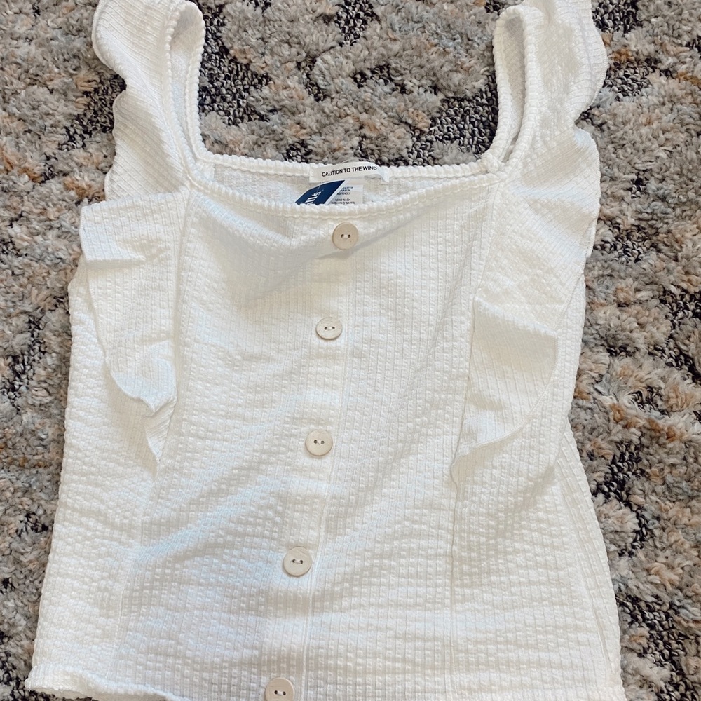 Ruffle tank top